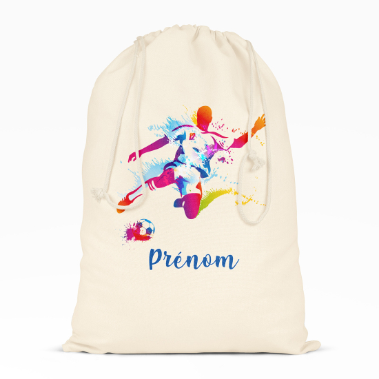 Borsa con coulisse personalizzata - Calciatore