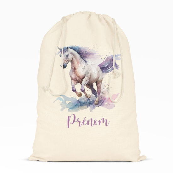 Borsa con coulisse personalizzata - Cavallo