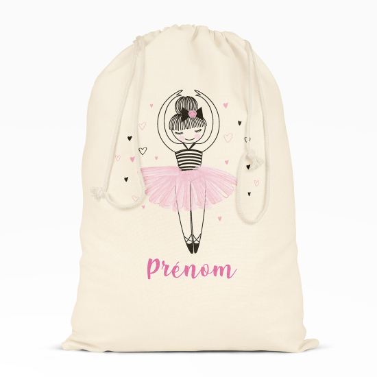 Borsa con coulisse personalizzata - Danzatrice