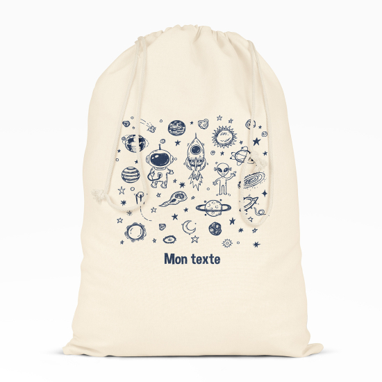 Borsa con coulisse personalizzata - Galassia
