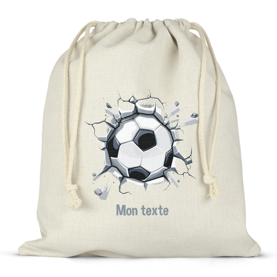 Borsa con coulisse personalizzata - Pallone da calcio