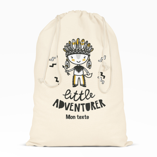 Borsa con coulisse personalizzata - Piccolo avventuriero