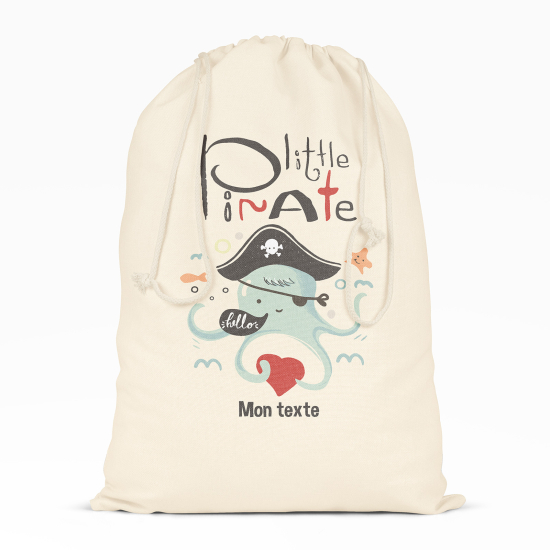 Borsa con coulisse personalizzata - Piccolo pirata