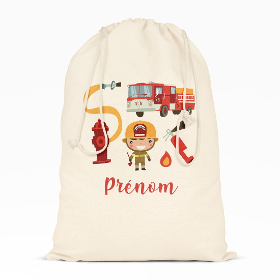 Borsa con coulisse personalizzata - Pompiere