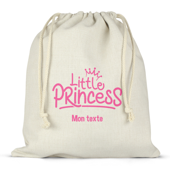 Borsa con coulisse personalizzata - Principessina