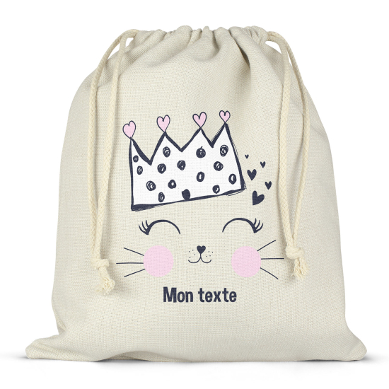 Borsa con coulisse personalizzata - Regina del chat