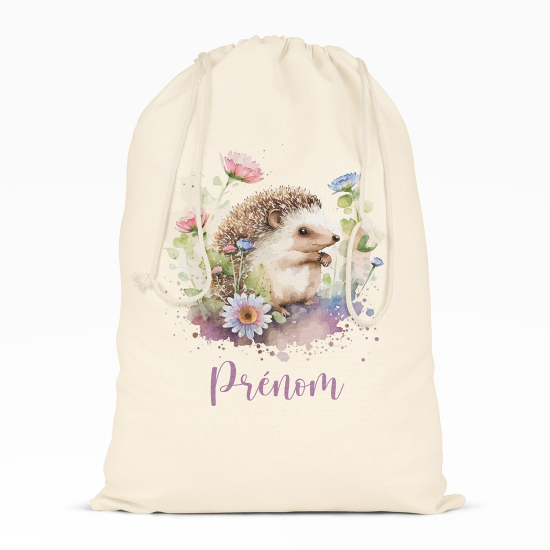 Borsa con coulisse personalizzata - Riccio