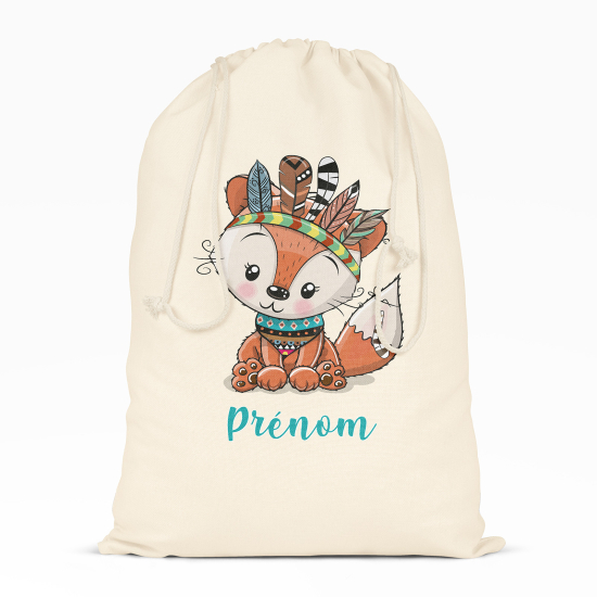 Borsa con coulisse personalizzata - Scoiattolo indiano