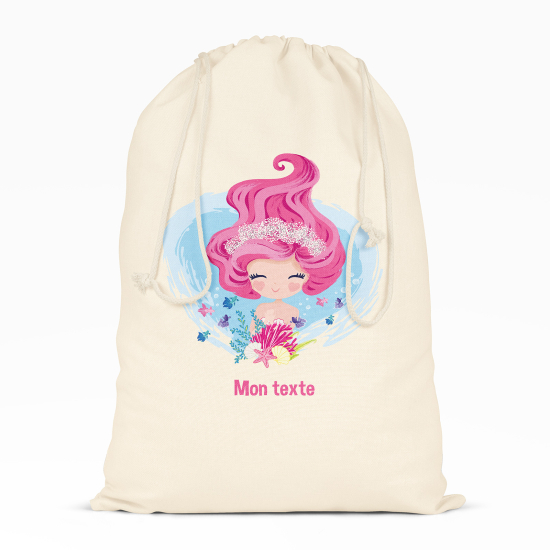 Borsa con coulisse personalizzata - Sirena