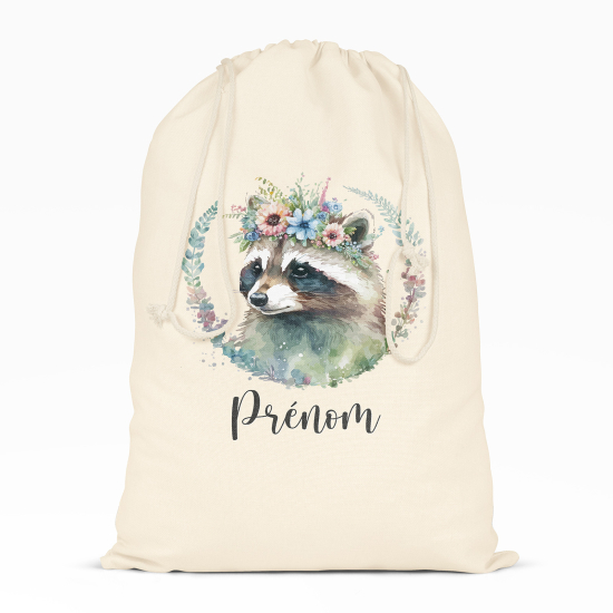 Borsa con coulisse personalizzata - Topo