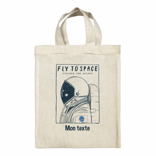 Borsa tote bag personalizzata - Astronauta