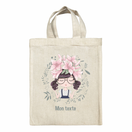 Borsa tote bag personalizzata - Bambina