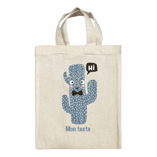Borsa tote bag personalizzata - Cactus