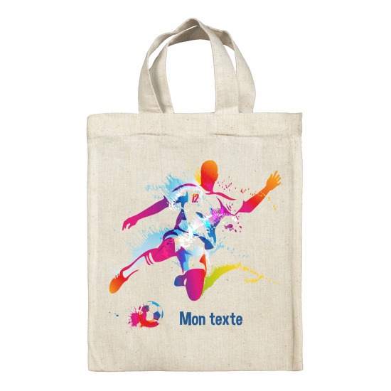 Borsa tote bag personalizzata - Calciatore
