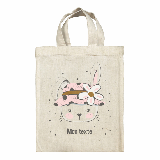 Borsa tote bag personalizzata - Coniglio