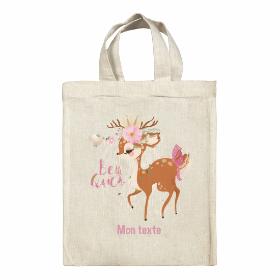 Borsa tote bag personalizzata - Faon sia la regina