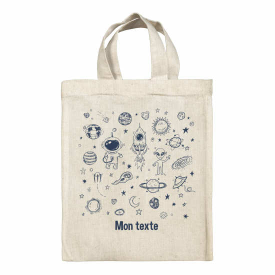 Borsa tote bag personalizzata - Galassia