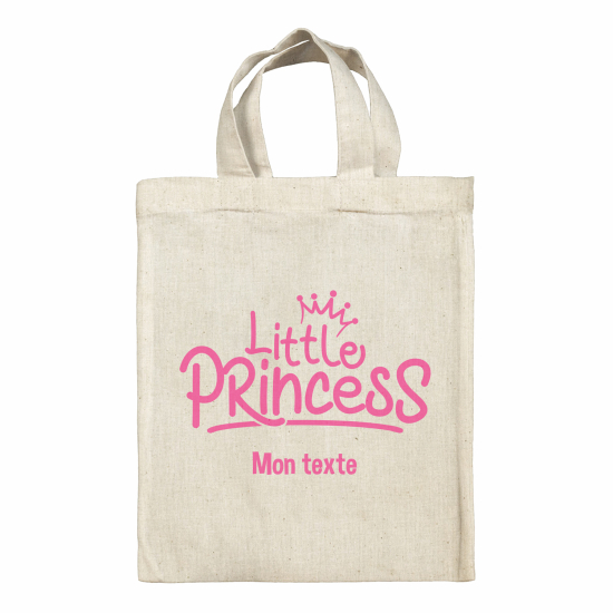 Borsa tote bag personalizzata - Piccola principessa