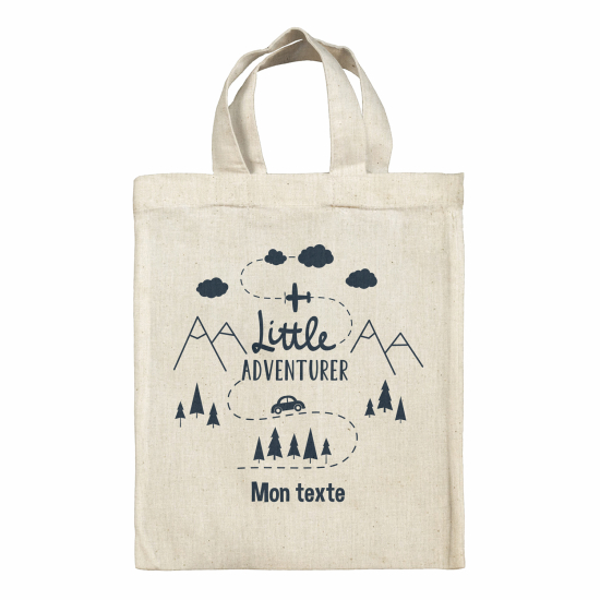 Borsa tote bag personalizzata - Piccolo avventuriero