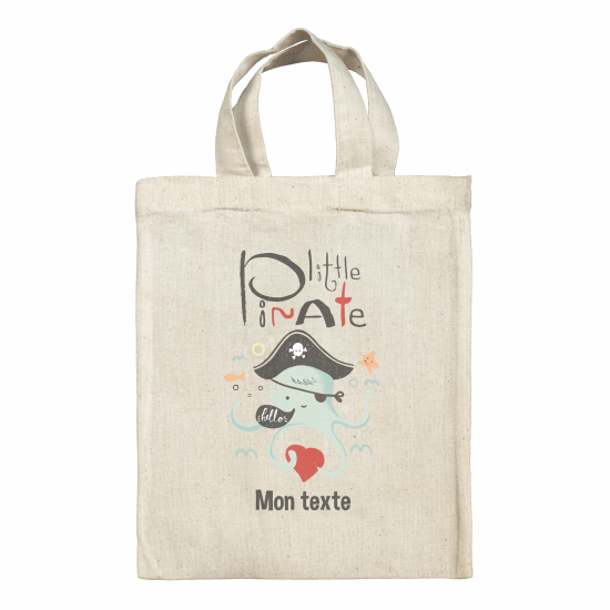 Borsa tote bag personalizzata - Piccolo pirata