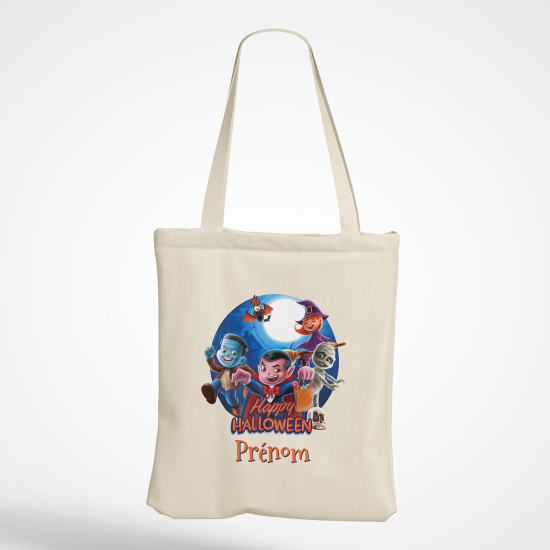 Borsa tote bag personalizzato - Buon Halloween