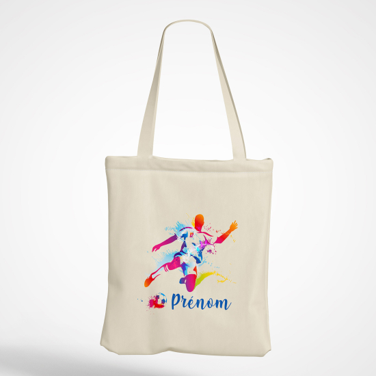 Borsa tote bag personalizzato - Calciatore