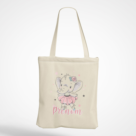 Borsa tote bag personalizzato - Elefante