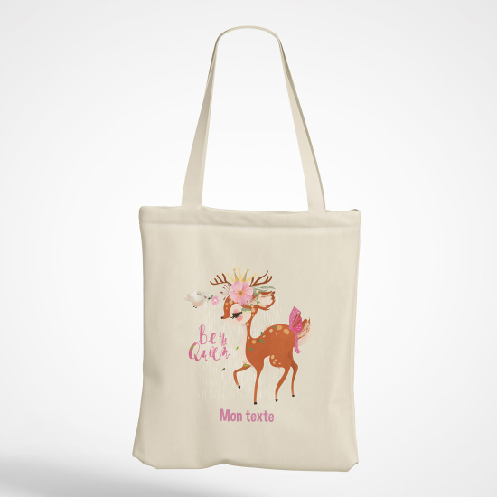 Borsa tote bag personalizzato - Faon sia la regina
