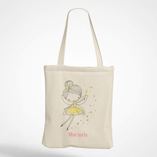 Borsa tote bag personalizzato - Fata