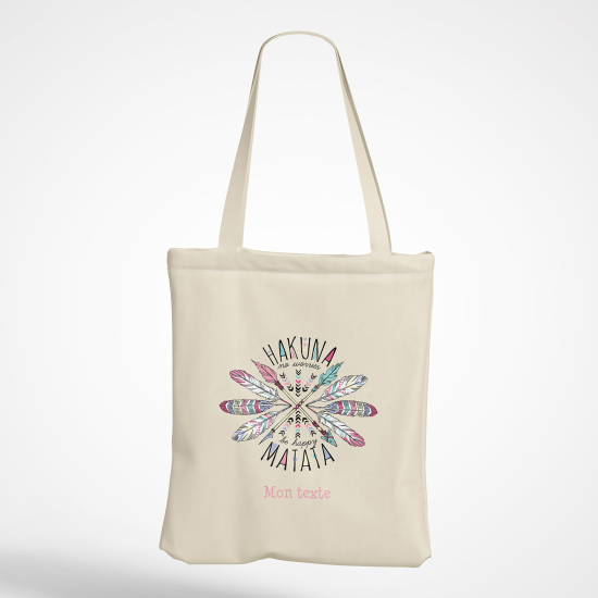 Borsa tote bag personalizzato - Hakuna matata