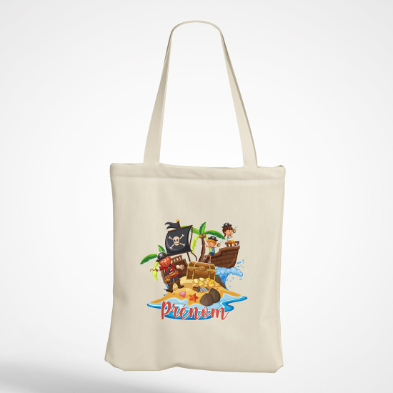 Borsa tote bag personalizzato - Isola dei pirati
