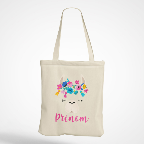 Borsa tote bag personalizzato - Lama fiori