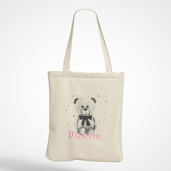 Borsa tote bag personalizzato - Orsetto