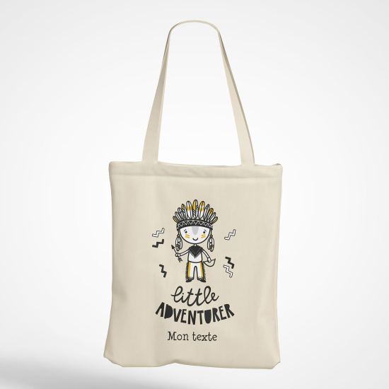 Borsa tote bag personalizzato - Piccolo avventuriero