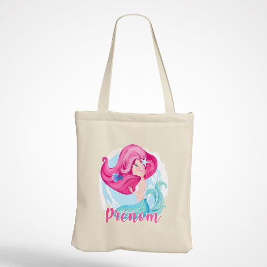 Borsa tote bag personalizzato - Sirena