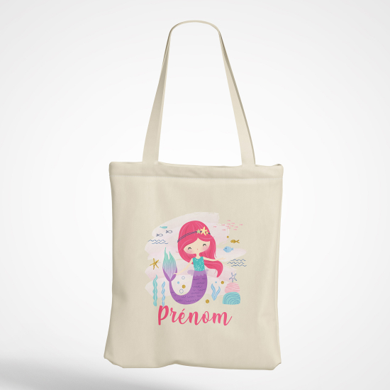 Borsa tote bag personalizzato - Sirena