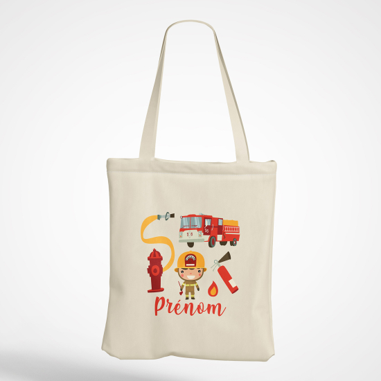Borsa tote bag personalizzato - Vigili del fuoco