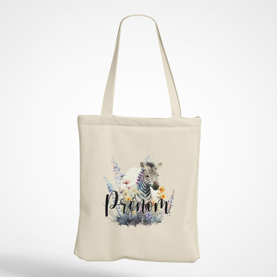 Borsa tote bag personalizzato - Zebra