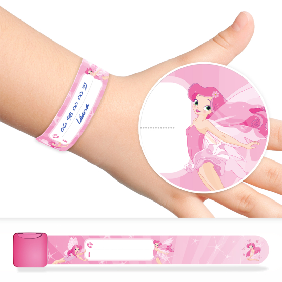 Braccialetto Identificativo Bambini - fate