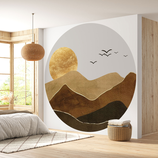 Carta da parati Cerchio / Rotondo - Paesaggio design