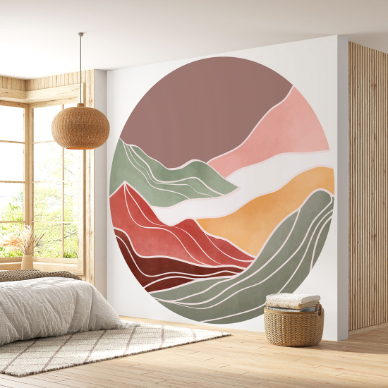Carta da parati Cerchio / Rotondo - Paesaggio design