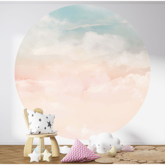 Carta da parati Cerchio / Rotondo per Bambini - Cielo