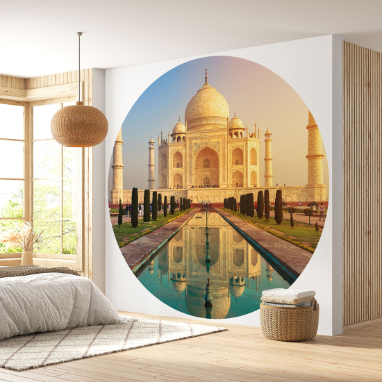 Carta da parati Cerchio / Rotondo - Taj Mahal