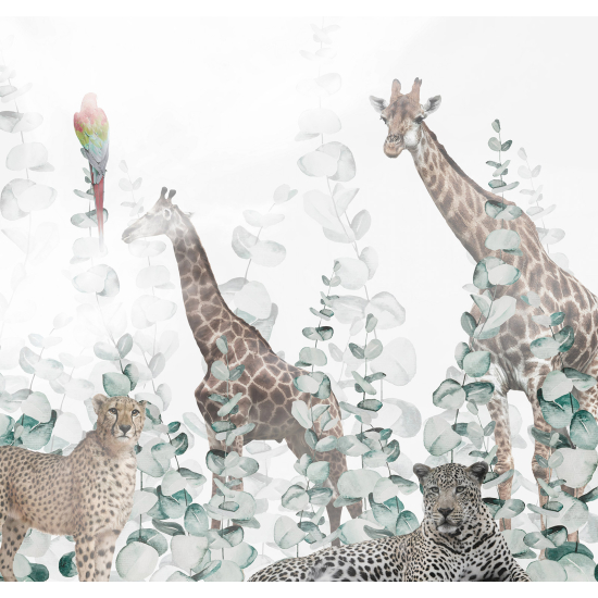 Carta da parati panoramica - Animali della Giungla