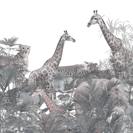 Carta da parati panoramica - Animali della Giungla