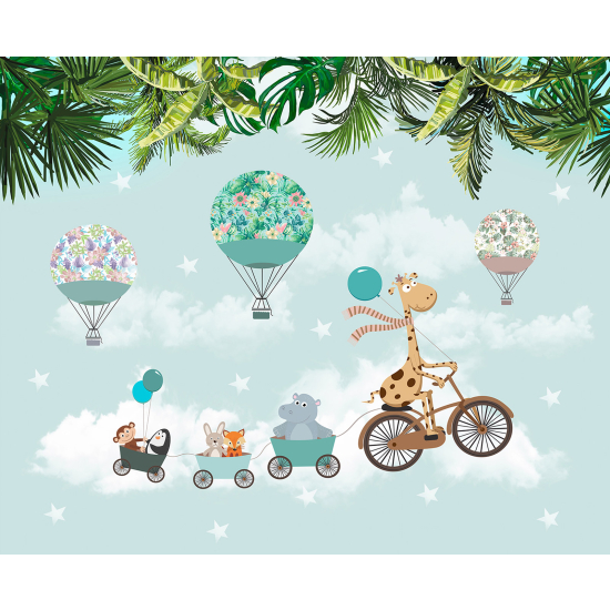 Carta da parati panoramica Bambini - Animali