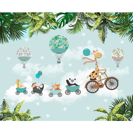 Carta da parati panoramica Bambini - Animali