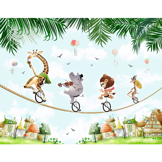 Carta da parati panoramica Bambini - Animali