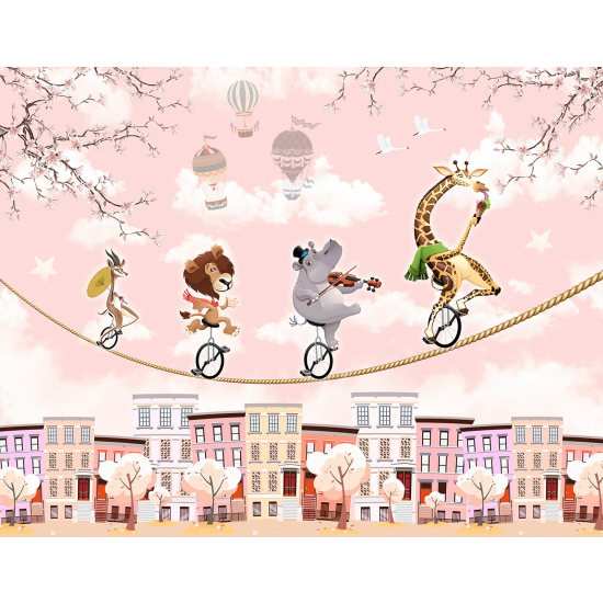 Carta da parati panoramica Bambini - Animali