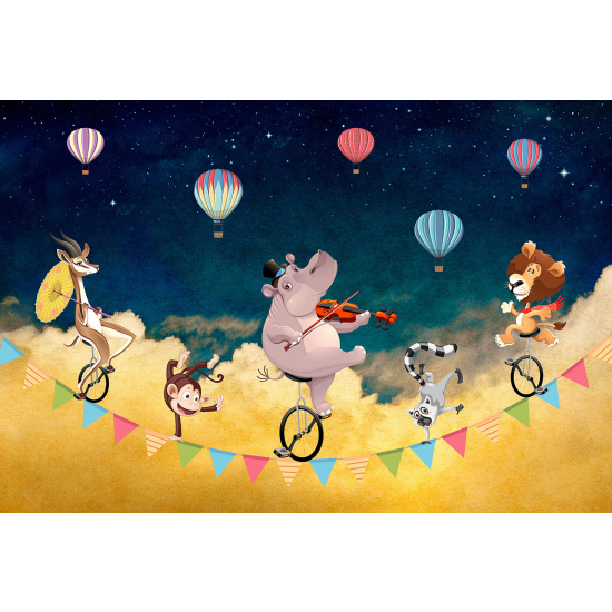 Carta da parati panoramica Bambini - Animali